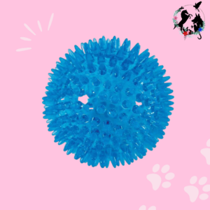 Jouet Balle Picot Pop Bleu pour chien